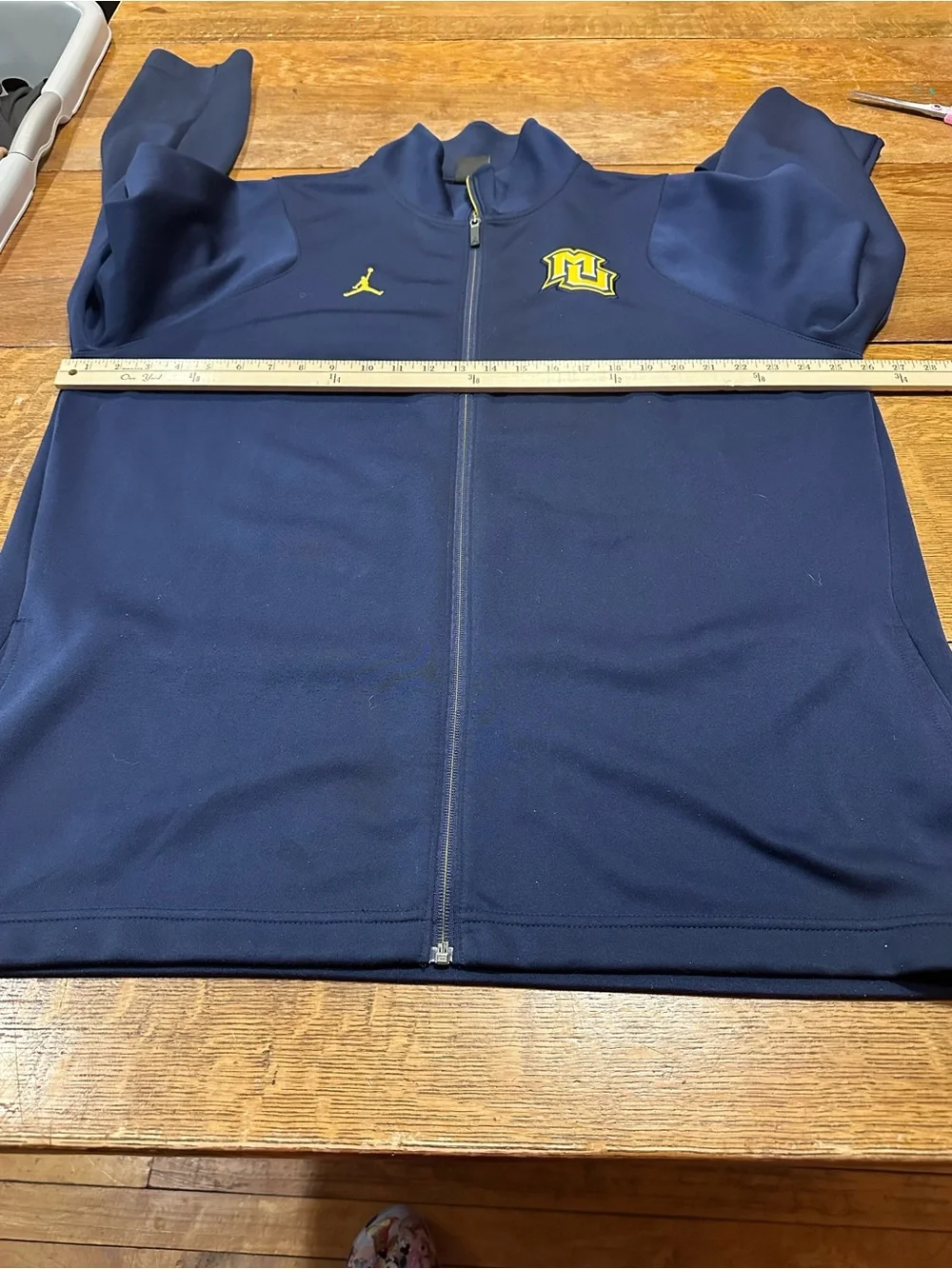 Jordan Marquette university‎ NCAA full zip mens warm up jacket sz XXL
